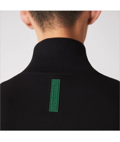 Sudadera abierta logo al tono, lacoste.