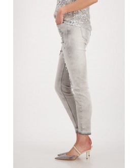 Pantalón gris lentejuelas MONARI