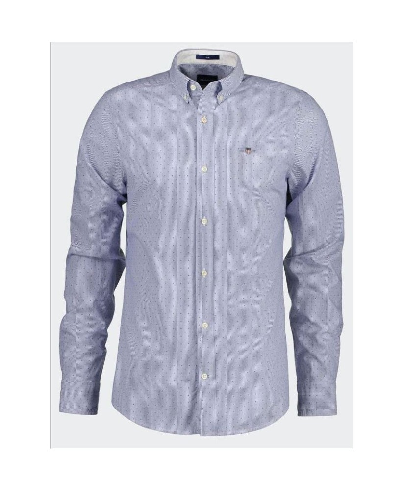 Camisa micro dibujo azul  GANT