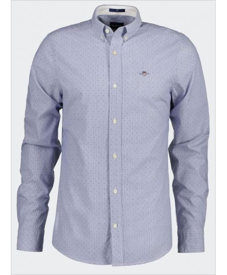 Camisa micro dibujo azul  GANT