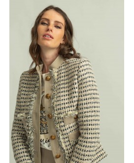 Chaqueta corta tweed fantasía ALBA CONDE