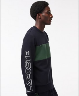 Sudadera Jogger classic fit azul/verde LACOSTE