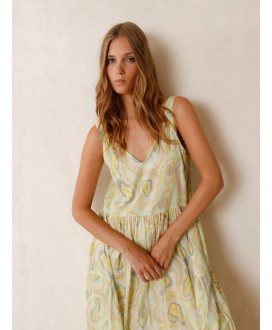 Vestido tirantes geodas Camile  INDI&COLD