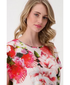 Camiseta floral colorida MONARI