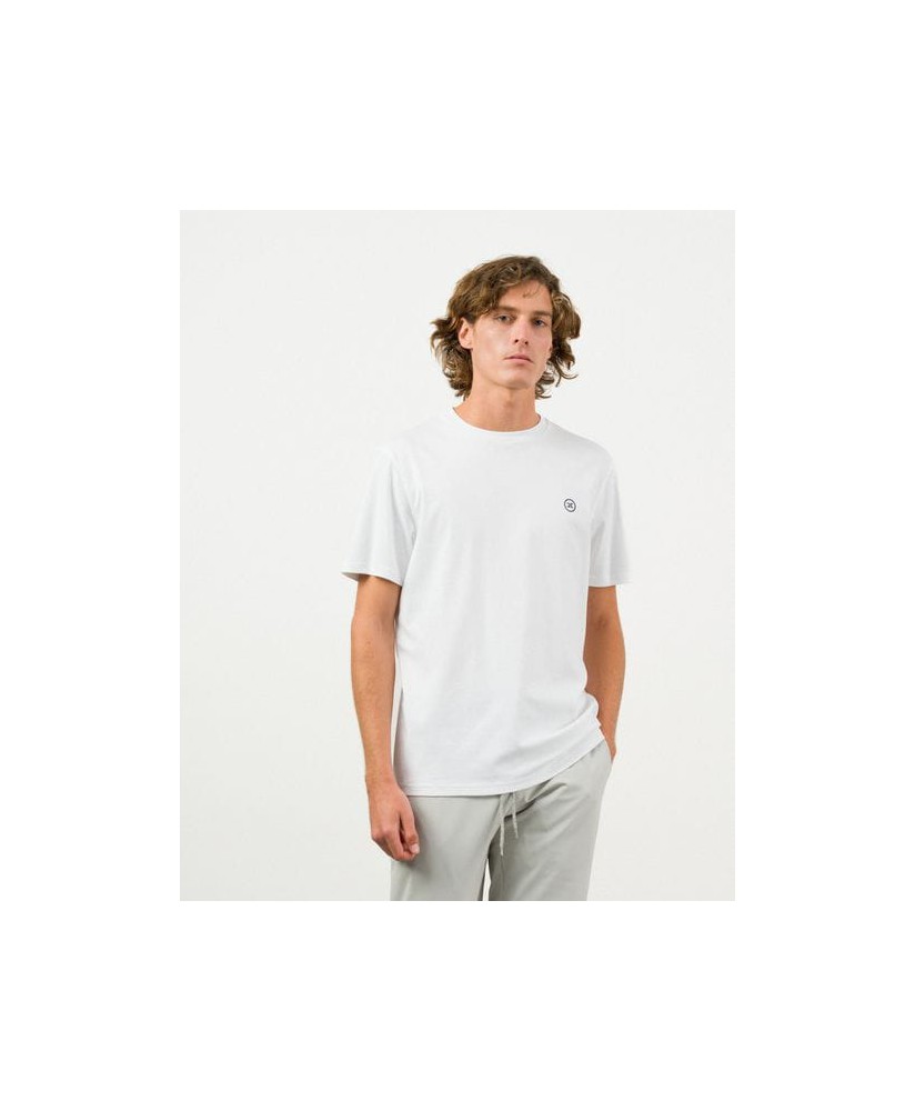 Camiseta algodón mercerizado blanco ETIEM