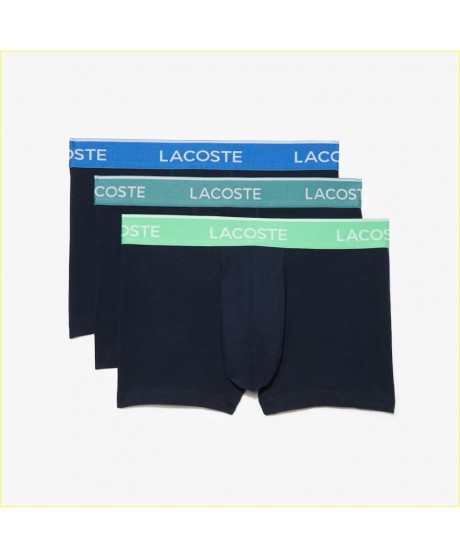 Pack tres calzoncillos boxer LACOSTE