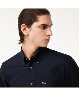 Camisa marino oxford LACOSTE