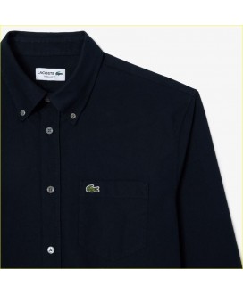 Camisa marino oxford LACOSTE