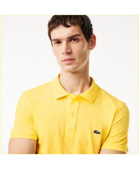 Polo slim fit amarillo LACOSTE