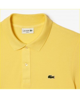 Polo slim fit amarillo LACOSTE