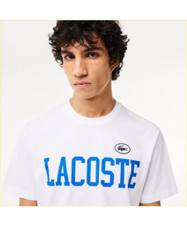 Camiseta algodón estampado contraste LACOSTE