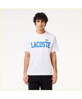 Camiseta algodón estampado contraste LACOSTE