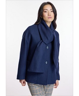 Chaquetón marino lazada ALBA CONDE