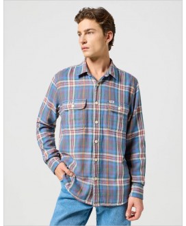 Camisa cuadros dos bolsillos WRANGLER