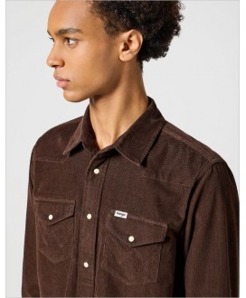 Sobrecamisa pana marrón WRANGLER