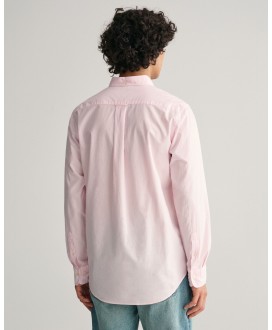 Camisa regular fit popelín rosa GANT