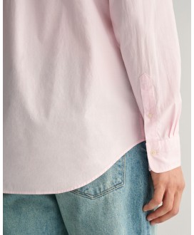 Camisa regular fit popelín rosa GANT