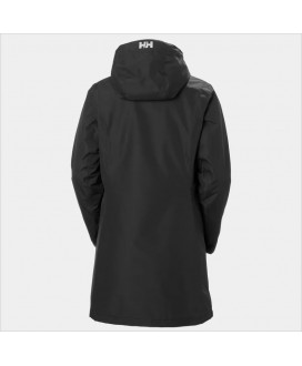 Chubasquero mujer largo negro Belfast HELLY HANSEN