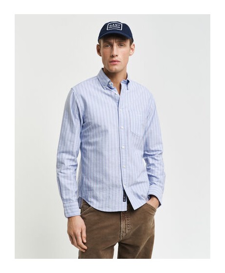 Camisa Oxford clásica Regular Fit rayas GANT