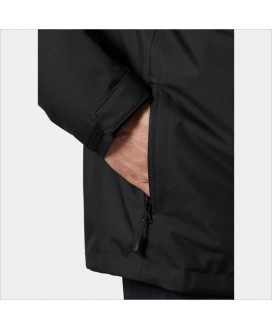 Chaqueta negra Crew Midlayer Jacket HELLY HANSEN