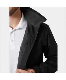 Chaqueta negra Crew Midlayer Jacket HELLY HANSEN