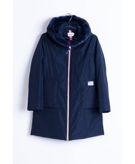 Parka marino capucha pelo HONGO