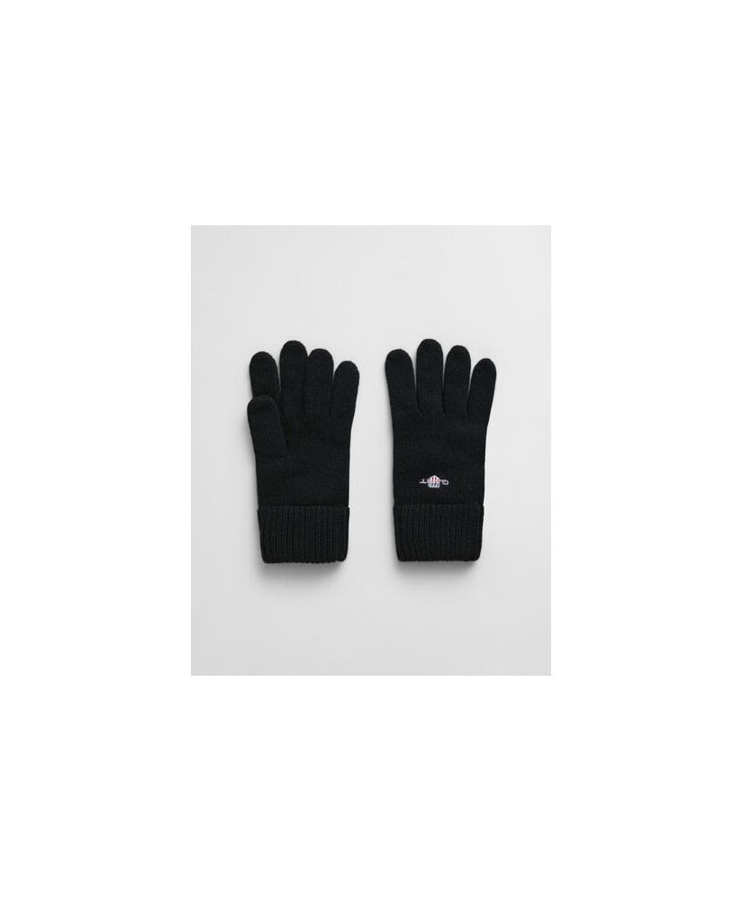 Guantes lana negros GANT