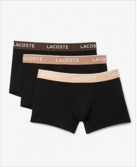 Pack de tres calzoncillos boxer LACOSTE