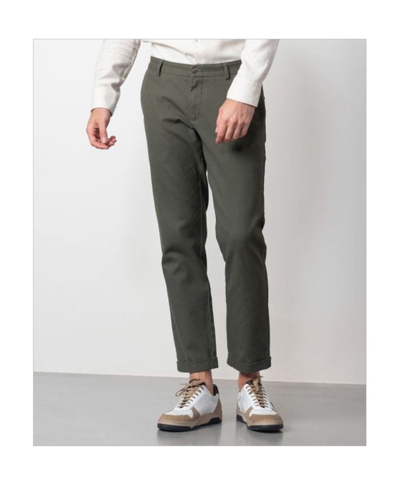 Pantalón sport chino slim fit verde ETIEM