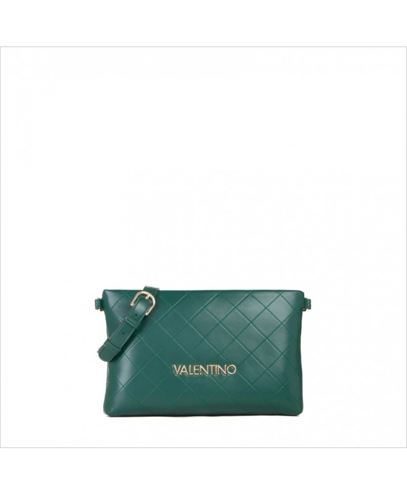 Bolso verde mano mediano logo de metal VALENTINO