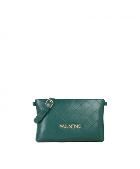 Bolso verde mano mediano logo de metal VALENTINO