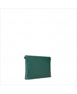 Bolso verde mano mediano logo de metal VALENTINO