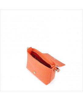 Bolso bandolera solapa naranja VALENTINO