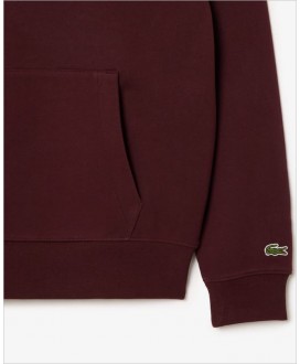 Sudadera unisex granate cocodrilo espalda LACOSTE