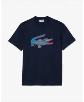 Camiseta marino dibujo cocodrilo LACOSTE