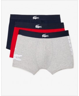 Pack 3 calzoncillos boxer LACOSTE