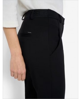 Pantalón chino negro goma cintura BRAX