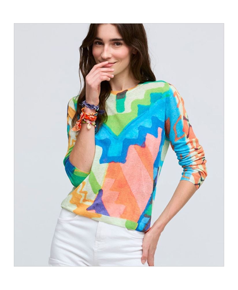 Jersey cuello redondo dibujos colores ALDO MARTINS
