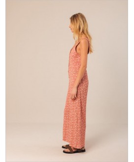 Mono crep print pétalos coral INDI&COLD