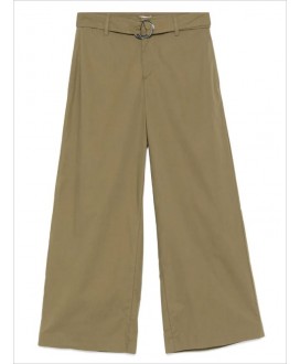 Pantalón caqui cinturón hebilla LIU JO