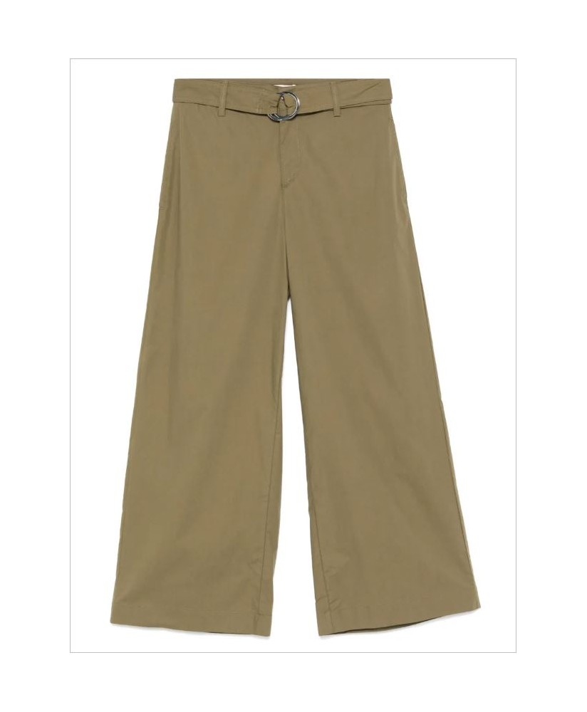 Pantalón caqui cinturón hebilla LIU JO