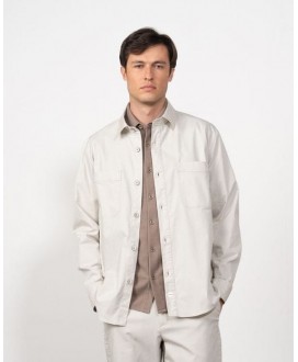 Sobrecamisa piedra dos bolsillos ETIEM
