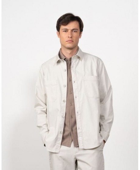 Sobrecamisa piedra dos bolsillos ETIEM