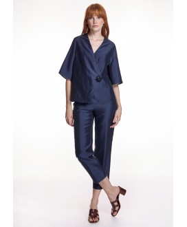 Pantalón vestir goma cintura camel ALBA CONDE