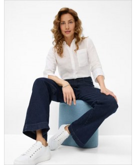 Pantalón vaquero azul oscuro pierna ancha Maine BRAX