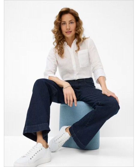 Pantalón vaquero azul oscuro pierna ancha Maine BRAX