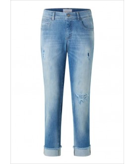 Pantalón vaquero azul recto dobladillo Darleen Crop ANGELS