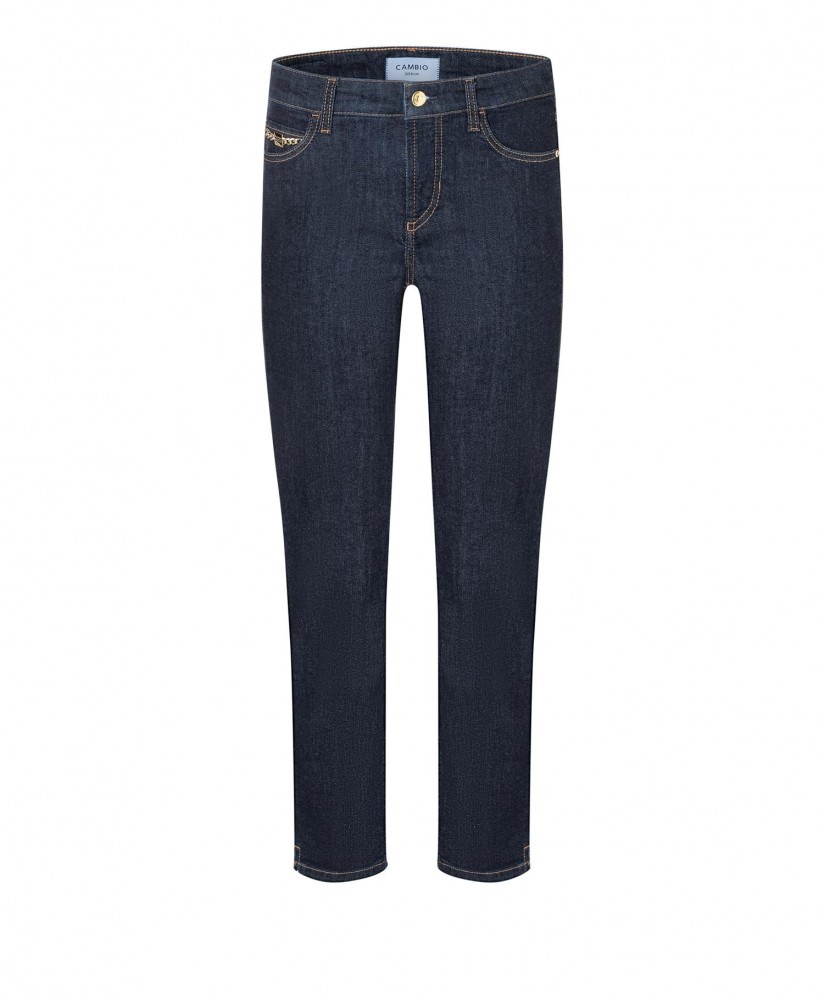 Pantalón vaquero azul oscuro Piper Short CAMBIO
