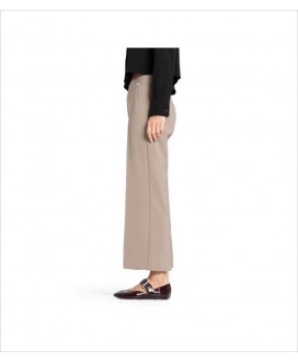 Pantalón culotte camel goma cintura Cameron CAMBIO