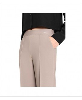Pantalón culotte camel goma cintura Cameron CAMBIO